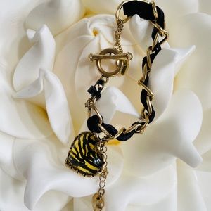 Betsey Johnson Leopard Heart Bracelet *Original $49*